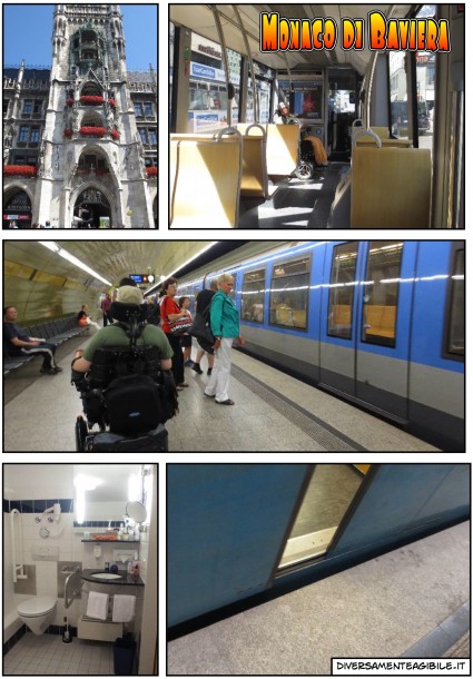 Collage del viaggio di Stefano a Monaco di Baviera