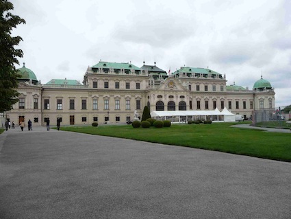 il belvedere a Vienna foto Belvedere
