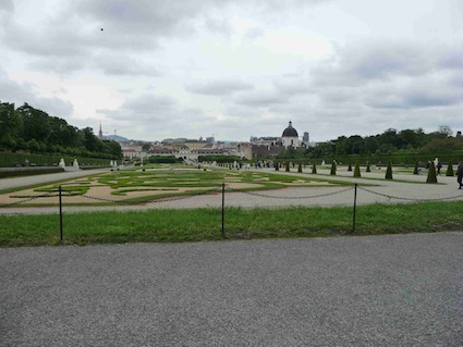 giardini belvedere a vienna foto parco belvedere